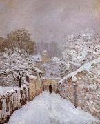 Alfred Sisley Sonw at Louveciennes Sweden oil painting artist